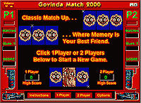 Mini Pocket Game - Govinda Match 2000